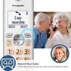 Panasonic Cordless Phone System Digital Answering Machine Call Block 4 Handsets