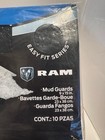 Ram White Logo 9 x15  Mud Guard Left right Screws Not Included W some Scratches