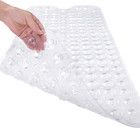 Bathtub Mats For Shower Tub  Extra Long Non-slip 39 X 16 Inch Bath Mat With Drai