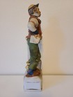 Lionstone Whiskey Ceramic Decanter 1969 Vintage 14  Telegrapher Empty