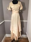 Authentic 1910-1915 Antique Vintage Ivory Silk Dress   Titanic