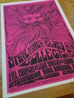 Steve Miller Band Vancouver 1967 Poster 2nd Print Pink Canvas Ed  1 5
