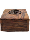 Olive Wood Jerusalem - Unique Old City Image Jewelry Box -a klein- Vintage