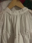 Huapango Huasteco White Skirt Mexican Folclorico Dance For Girl Size M