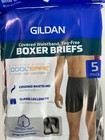 Mens Gildan Tagless Multicolor Boxer Briefs  5 Pack  New  Nwt