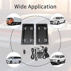 2pcs Rear License Plate Frames Universal License Plate Tag Holder Usa