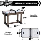 48 Inch Charleston Home Air Powered Pusher Pucks Hockey Table With Accessories