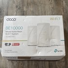 Tp-link Deco Be10000 Be63 Wi-fi 7 Whole Home Mesh System 3-pack     Open Box 