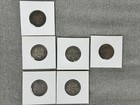 Lot Of 6 1912  1917    1919 20 Cent And 25 Cent Newfoundland Silver Coins
