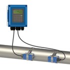 Wall Mounted Digital Ultrasonic Flowmeter Water Flow Meter   Tm-1 Ts-2 Tuf-2000b