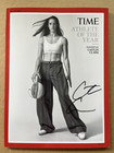 Caitlin Clark Autographed Time Athlete Of The Year Magazine Jsa Loa