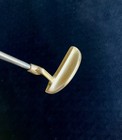 Vintage 1950 Brass Golf Putter - Mirror Finish  Restored - Steel Shaft 32 5    Rh