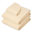 Saloniture 3-piece Flannel Massage Table Sheet Set - 3 Piece Set  Natural 