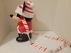 Disney Parks Mickey Mouse Christmas Popcorn Bucket Santa  Red   White Stripe New