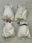 Coca-cola Polar Bear Bean Bag Plush Lot Of 4 1997 Styles  015  010  0106