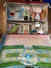 Vintage Ideal Petite Princess Dollhouse With Furniture Piano Bed Mcm Toys 
