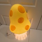 Cracker Barrel Yellow Orange Mushroom Blow Mold 20    New Nwt Lights Up Tested