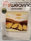 1977 Jiffy Weaving Kit  country Sunrise  Needlework Craft Sunset Designs Sky