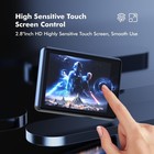 64gb Mp3 Player With Bluetooth 5 3  2 8-inch Touch Screen Digital Music Player