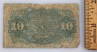 Civil War Era 1863 10 Cent Fractional Currency American Bank Note