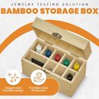 Gold Silver Sterling Jewelry Acid Testing Kit Tester Test Scrap With Bamboo Box