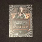 2025 Game Of Thrones The Great Houses Arya Stark Quotable Costume Relic  qc8