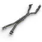 Stainless Long Tube 1-7 8  Exhaust Headers  x-pipe Kit 05-13 Chevy Corvette C6
