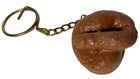 Funny Dog Poop Keychain Crap Fake Joke Prank Poo Gag Doggie Do Key Chain Gift   