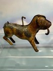 Vintage Alps Tin Wind Up Dog Toy Made In Japan Antique