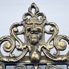 Japan Brass Double Inkwell Art Nouveau Or Victorian Ornate Vintage Antique