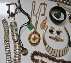 Junk Drawer Lot Of Vintage Jewelry Some Interesting Pieces Couple As Is