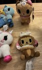 Aurora Tokidoki Unicorno Lot Of 6 Plush Keychains New W Tags Cat  Dog And Ponies