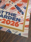 Phish Msg Poster 7 22 24 25 27  29  2026 Madison Square Garden New York Knicks