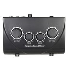 Karaoke Sound Mixer 2 Mic Echo Microphone Pre-amplifier For Home Theater System