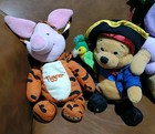 Lot Of Vintage Winnie The Pooh Dress Up Plushies Tigger  Winnie The Pooh  Piglet