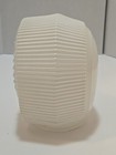 Vintage Art Deco Milk Glass Wall Sconce Ceiling Light Fixture shade 6x5