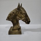 Horse Head Metal Bust Statue Shelf Decoration Figurine 12 Inches Bronze Finish