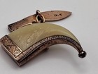 Rare Victorian Cufflink 9ct Gold Mounted  faux  Feline Claw Rare 