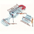 4pcs Heavy Duty Iron Adjustable Strap Latch  Quick Clamp Bolt Accessories - New