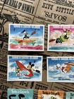 Vintage Disney Stamps From Turks And Caicos  lot Of 13  From 2 Sets