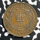 1876-h Newfoundland Large Cent Lot jm9628 Nice 