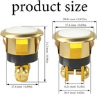 2 Pack Lighted Doorbell Button Doorbell Switches Wired Door Bell Push Button