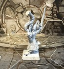 Warhammer Oldhammer 4th Edition High Elves Command Musician Metal Undercoated