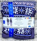 Nautica Women s 2 Piece Fleece Pajama Sleepwear Set  Size Large Color Blue