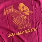 90s Vintage Panavision Motion Picture Camera Company T-shirt Sz S Hollywood 80s
