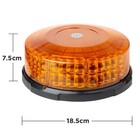 Amber Led Strobe Light Car Truck Rooftop Emergency Safety Warning Flash Beacon