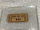 Woodstock Food For Love 1969 Coupon Ticket Jimi Hendrix Janis Joplin Ephemera 1