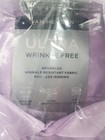 Van Heusen Dress Shirt Men s M 15-15 5 32 33 Lavender Regular Fit Stretch Ultra