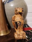 Antique Bank Mechanical Blinky Owl Iron Rare Book Coin Slot Kilgore 1920 Working