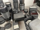 Slr Film 35 Mm Camera Lens Lot -flashes misc 22  